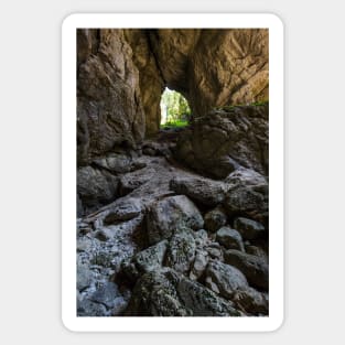 Cetatile Ponorului cave entrance Sticker